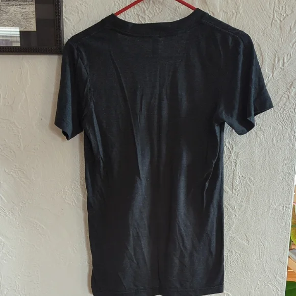 American Apparel  Hurray For The Riff Raff Charcoal Graphic Tee - Picture 2 of 4